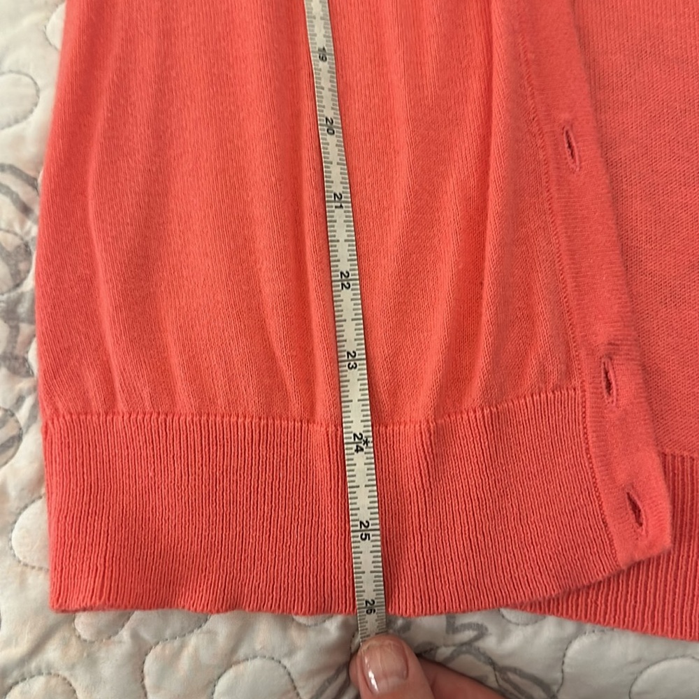 Merona coral quarter sleeve cardigan - Picture 6 of 7
